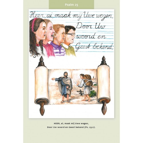 Kaart Psalm 25:2 - Heer, ai, maak mij Uwe wegen,